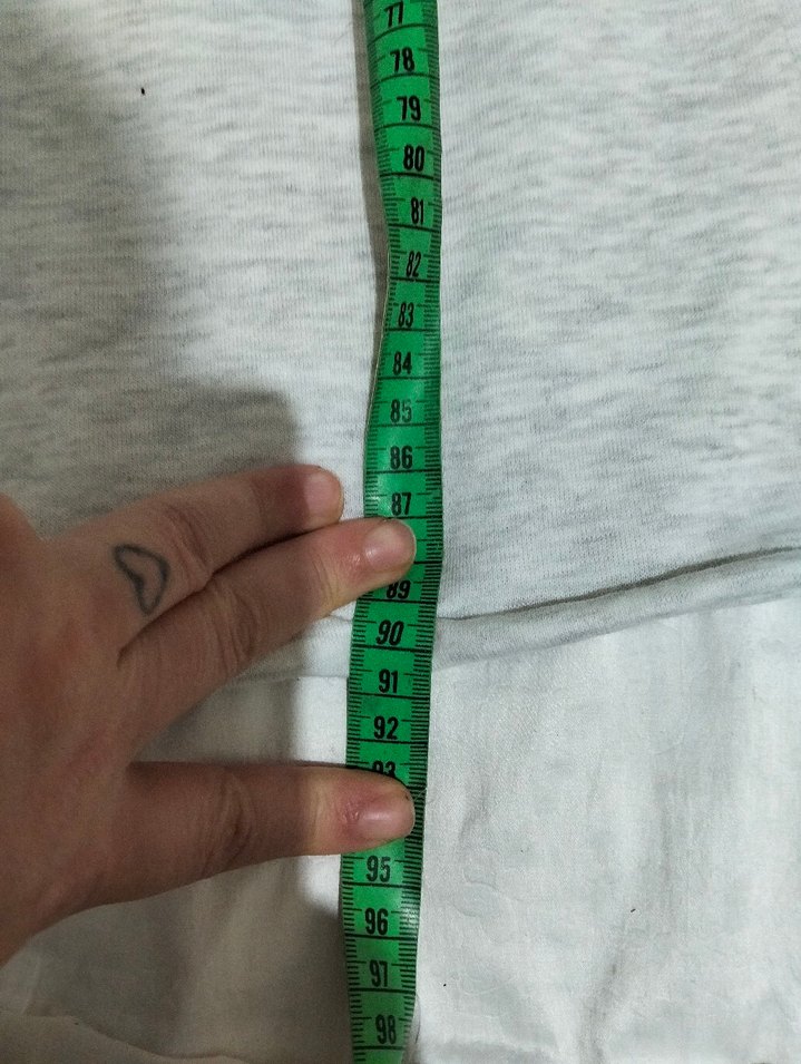 Gri Midi Kadın Keten Eşofman Altı - Görsel 5