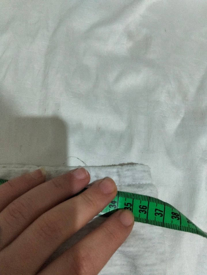 Gri Midi Kadın Keten Eşofman Altı - Görsel 4