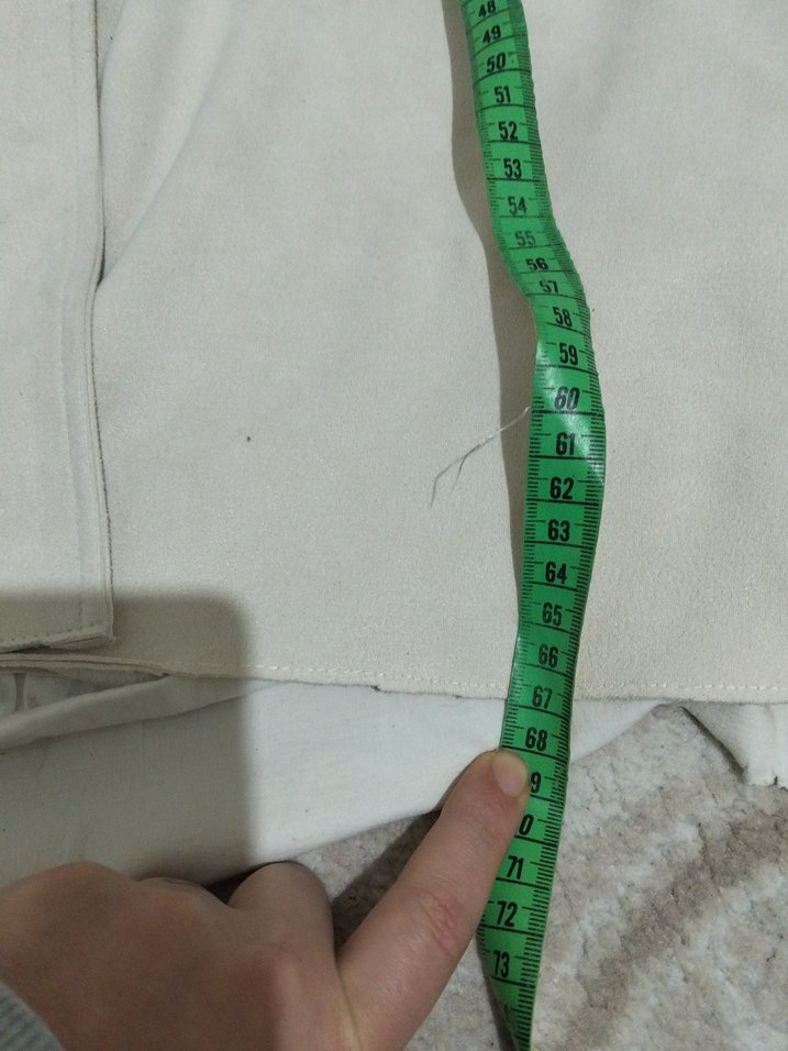 Bej Süet Kadın Blazer Ceket - Görsel 4