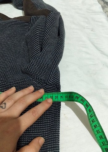 m Beden Gri Fermuarlı Erkek Triko Sweatshirt