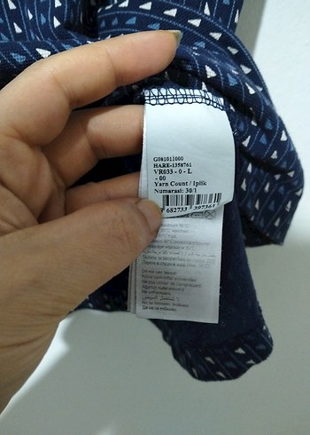 U.S Polo Assn. Lacivert Desenli Kısa Kollu Polo Tişört