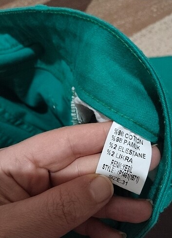 31 Beden 31 no İspanyol paça pantolon