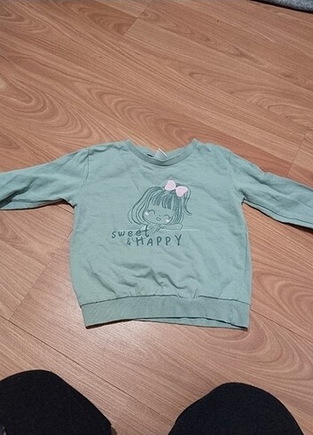 18.24 aylık kız bebek sweatshirt 