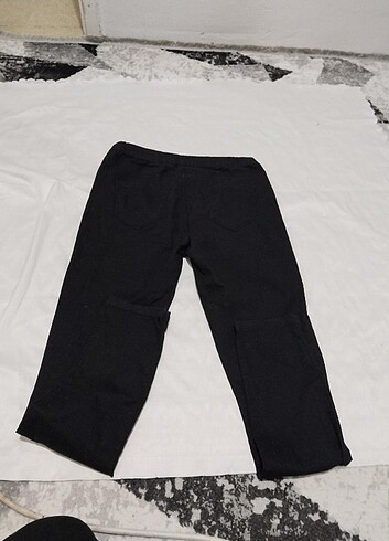 s Beden siyah Renk collezione beli lastikli pantolon