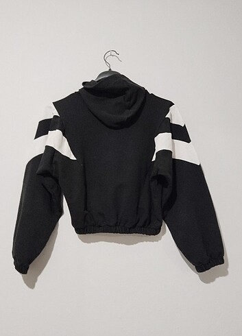 s Beden koton ola s beden crop model sweatshirt