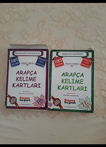 Arapça kelime kartları 