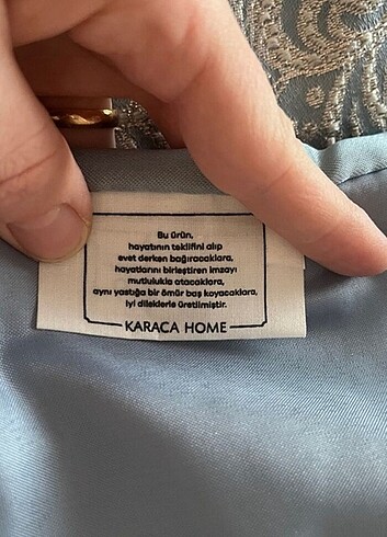 Beden mavi Renk Yatak örtüsü Karaca