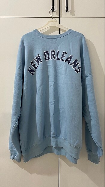 Bershka Bershka oversize mavi sweat