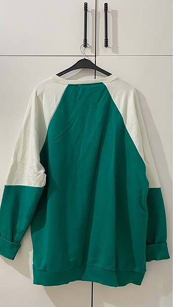 Trendyol & Milla Trendyolman yeşil oversize sweatshirt
