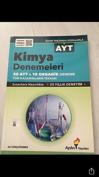 Ayt kimya Aydın branş deneme