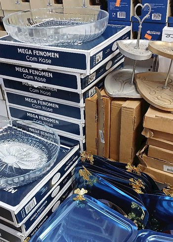 Altın Renkli Desenli Tepsi - Görsel 3