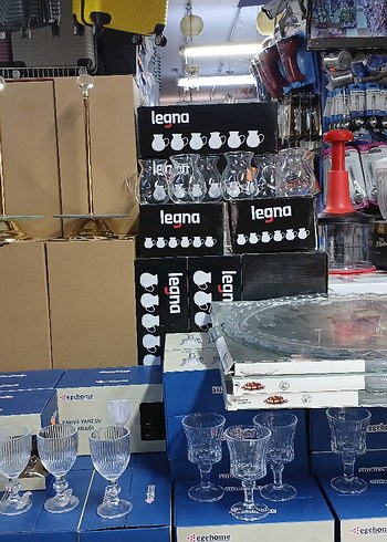 Altın Renkli Modern Klasik Ayaklı Tabak Seti - Görsel 8