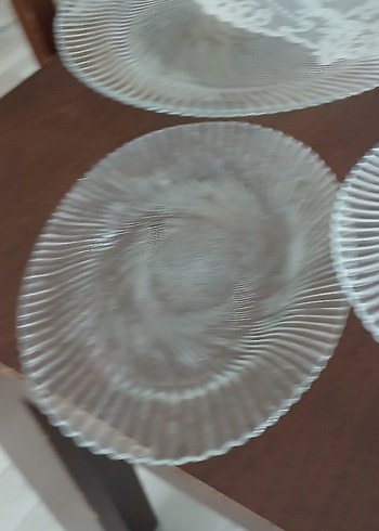 Gri Şeffaf Cam Tabak paşabahce - Görsel 9