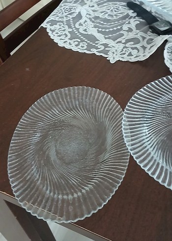 Gri Şeffaf Cam Tabak paşabahce - Görsel 4