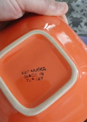 Renkli Seramik Küçük Tabak Seti - Görsel 3