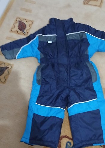 Kemerli Lacivert Bebek Kayak Tulumu yurt dışı ürünü - Görsel 2