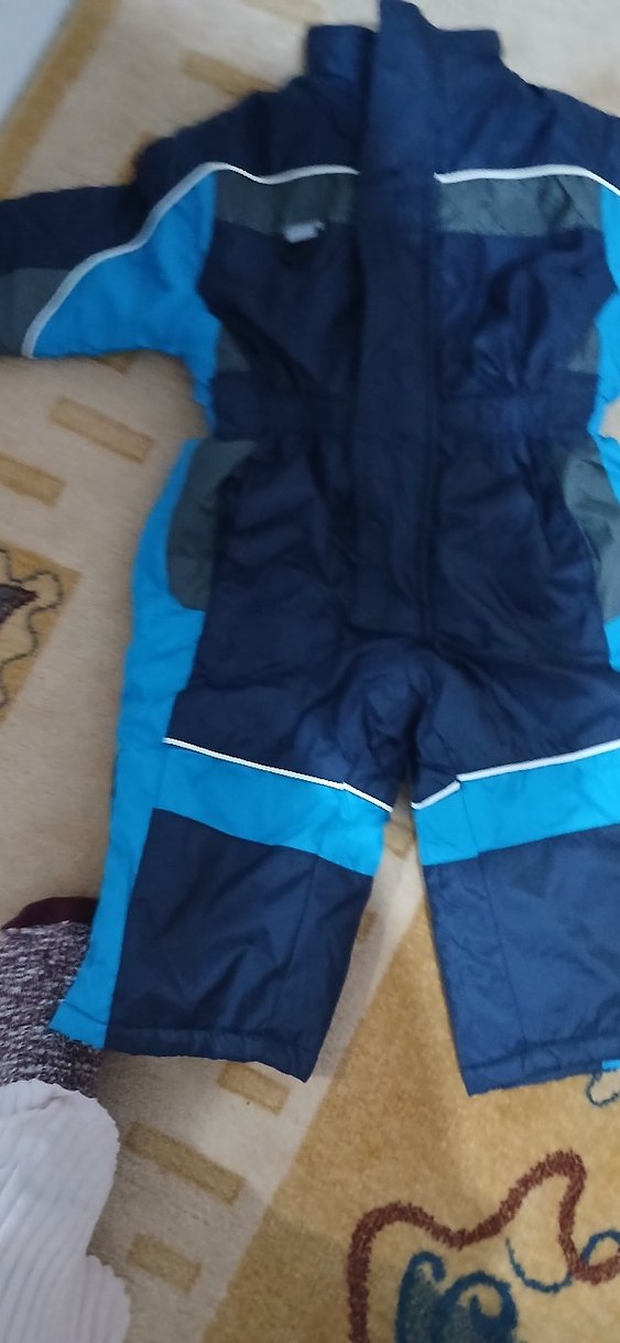 Kemerli Lacivert Bebek Kayak Tulumu yurt dışı ürünü - Görsel 4