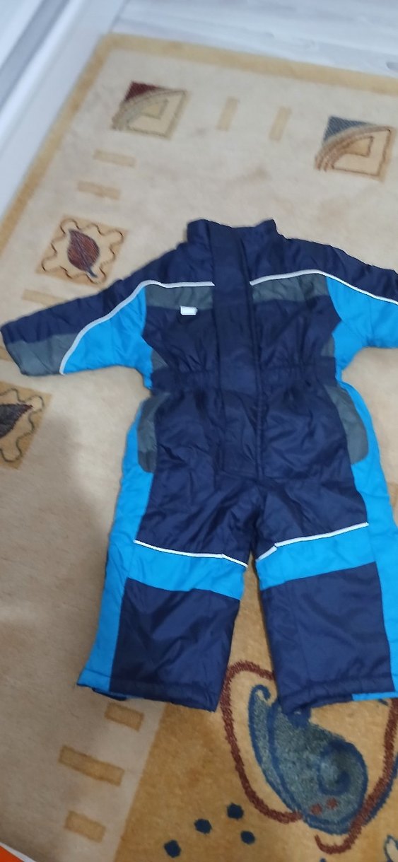 Kemerli Lacivert Bebek Kayak Tulumu yurt dışı ürünü - Görsel 2