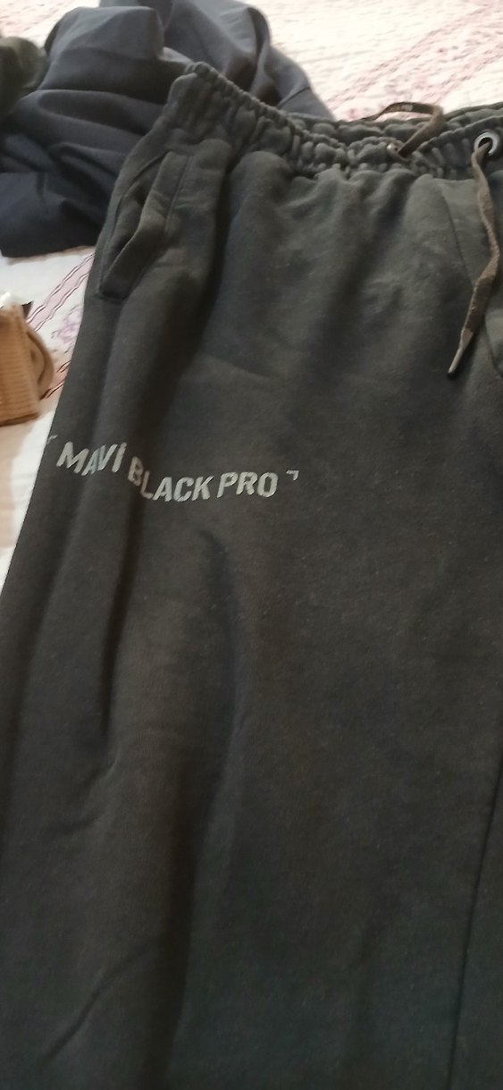 Mavi jeans eşofman altı - Görsel 2