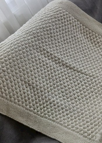 i Örgü Bebek Battaniyesi fıstık model - Görsel 7