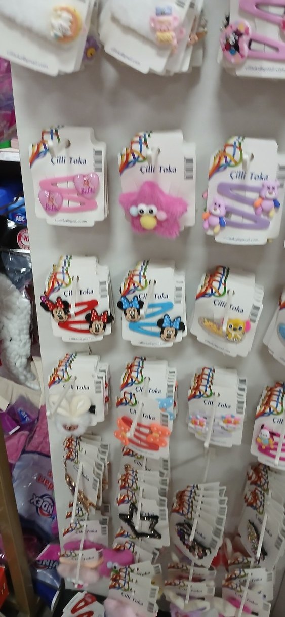 Renkli Çocuk Saç Tokaları Velcro Bantlı - Görsel 5