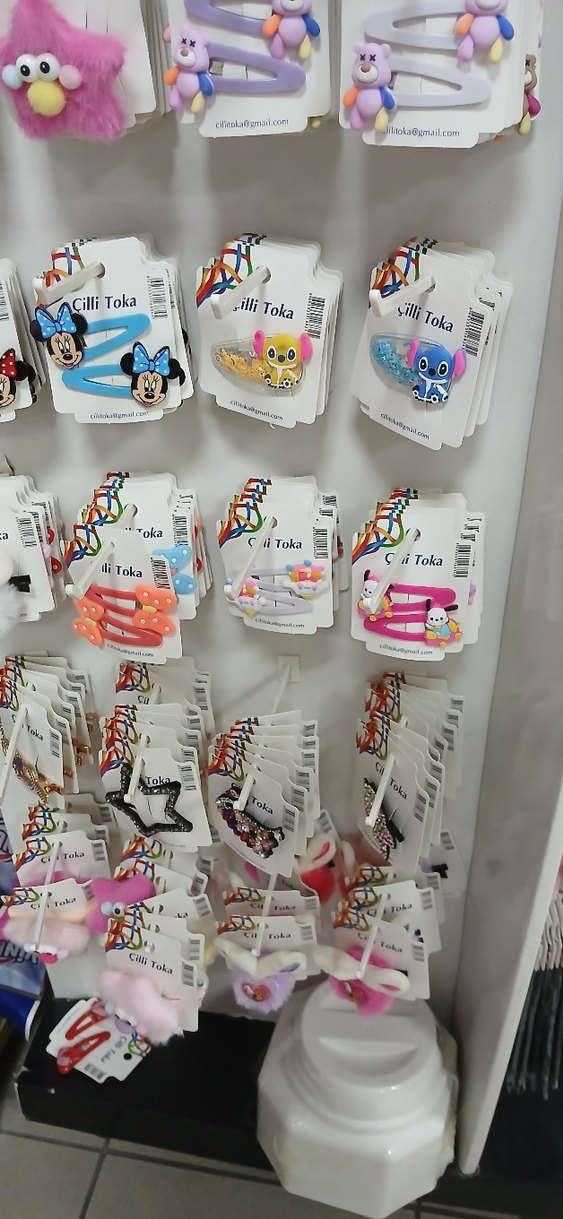 Renkli Çocuk Saç Tokaları Velcro Bantlı - Görsel 4