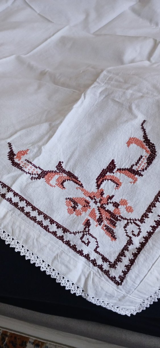 vitamin işlemeli örtü - Görsel 3