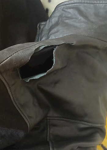 Gri Deri Biker Yelek C.C.S - Görsel 4