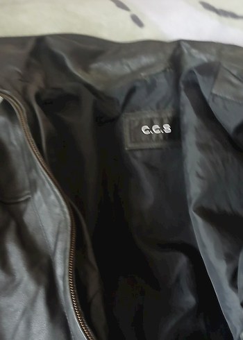 Gri Deri Biker Yelek C.C.S - Görsel 7