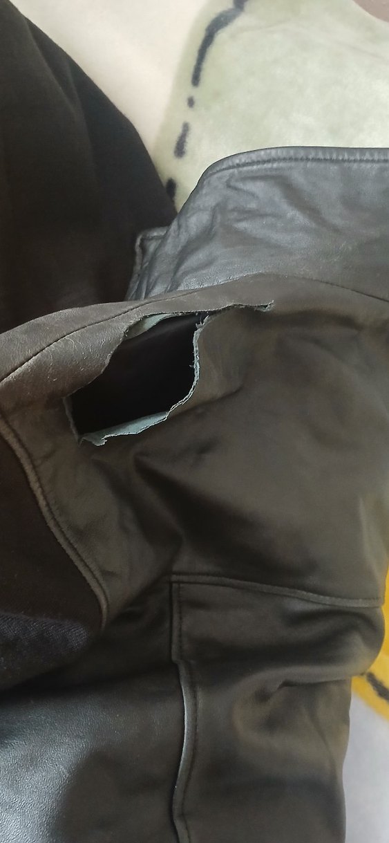 Gri Deri Biker Yelek C.C.S - Görsel 4