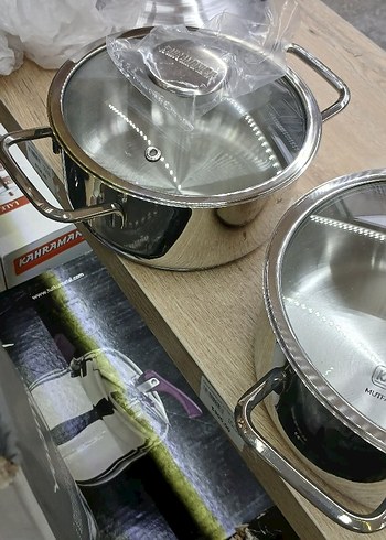 Kahramanlar Parlak Bej Tencere Kapaklı - Görsel 5