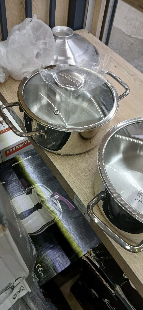 Kahramanlar Parlak Bej Tencere Kapaklı - Görsel 5