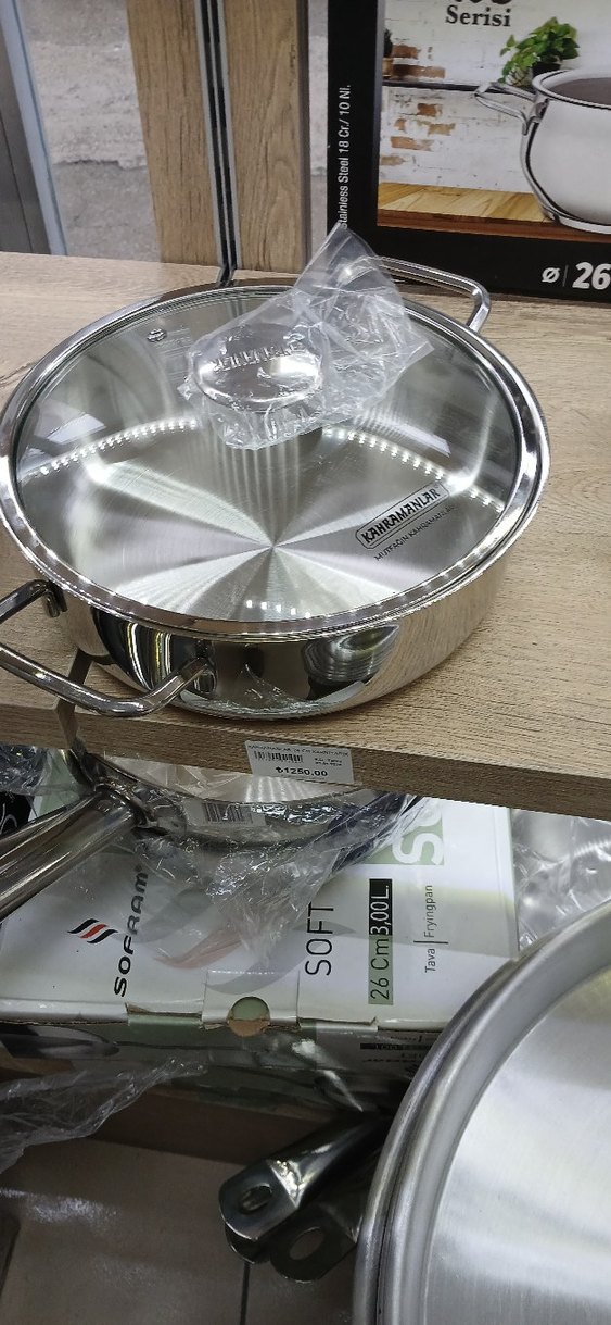 Kahramanlar Parlak Bej Tencere Kapaklı - Görsel 2