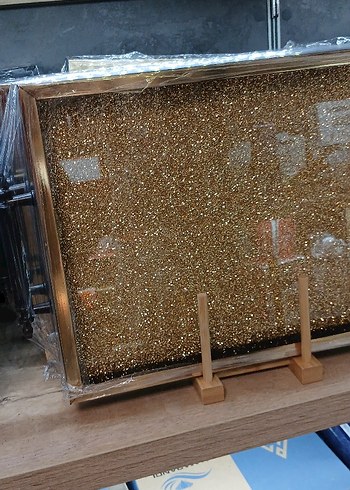 Altın Renkli Parlak Çerçeve - Görsel 2