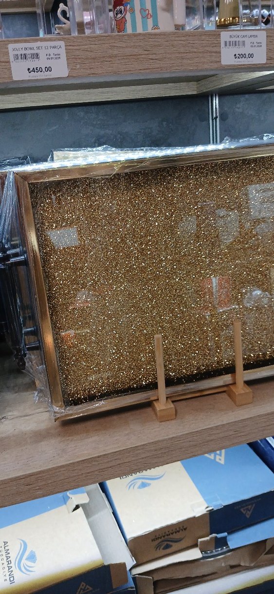 Altın Renkli Parlak Çerçeve - Görsel 2