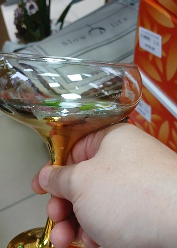 Parlak Altın Renkli 6lı kup - Görsel 2