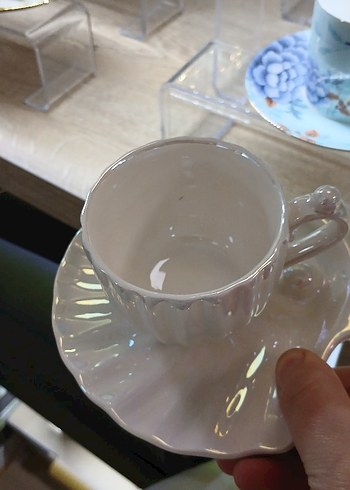 incili detaylı fincan takımı - Görsel 2