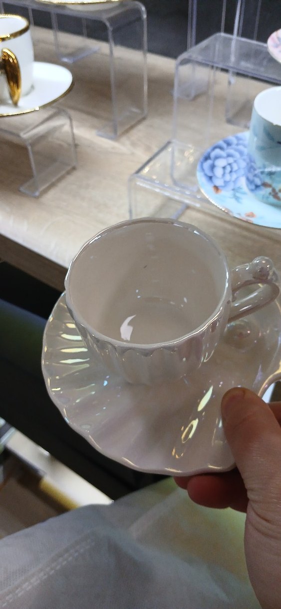 incili detaylı fincan takımı - Görsel 2