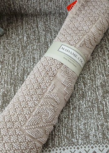 Bej Yılan Desenli Banyo Paspası madamcoco - Görsel 5