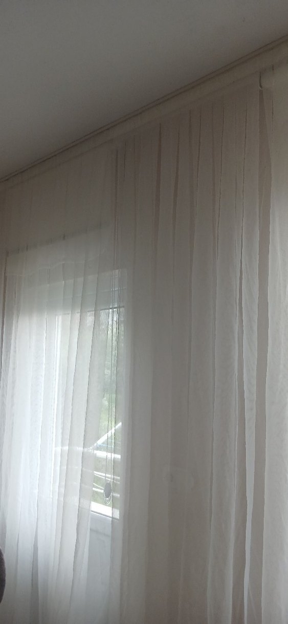 Modern Beyaz Düz Tül Perde 375 cm en 270 boy - Görsel 3