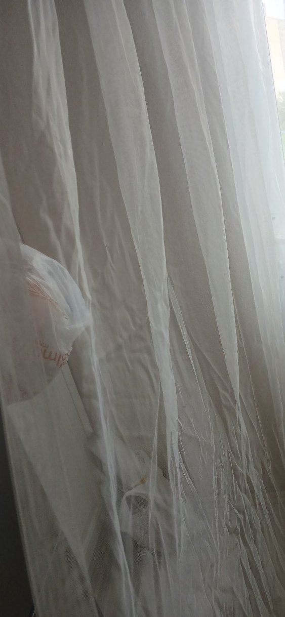 Modern Beyaz Düz Tül Perde 375 cm en 270 boy - Görsel 5