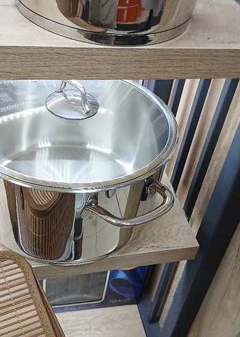 Paslanmaz Çelik Tencere ve Kapak Seti - Görsel 7