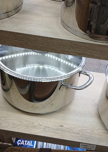 Paslanmaz Çelik Tencere ve Kapak Seti - Görsel 8