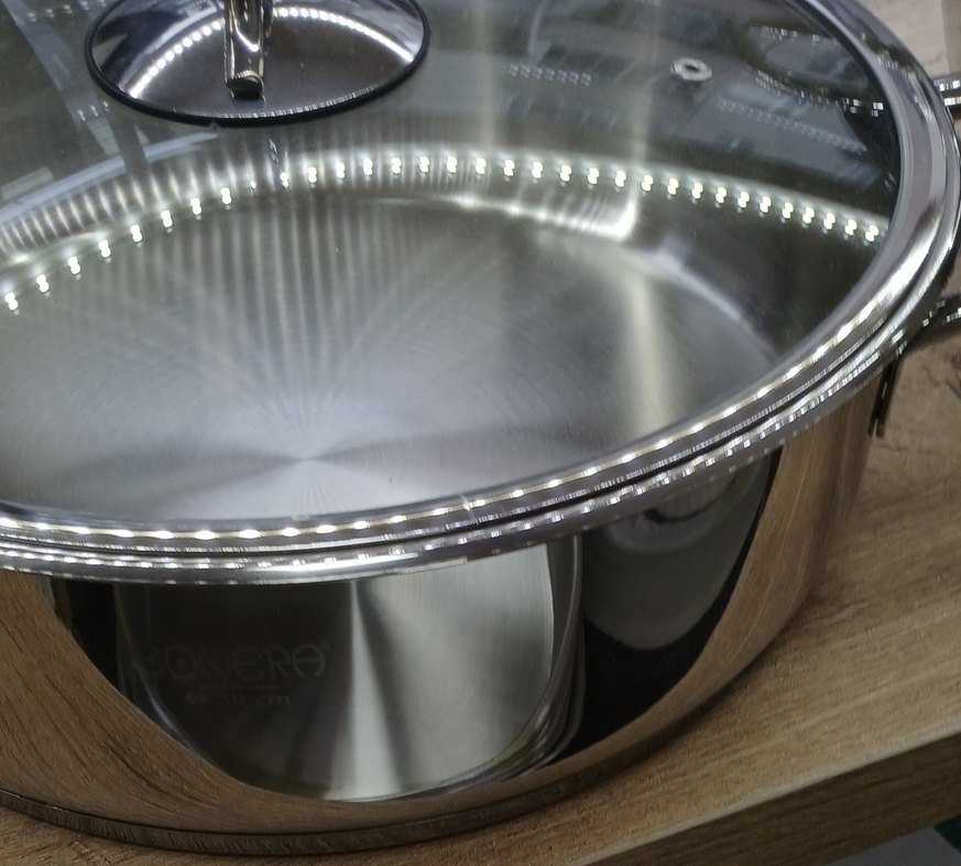 Paslanmaz Çelik Tencere ve Kapak Seti - Görsel 3