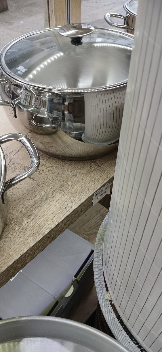 Paslanmaz Çelik Tencere ve Kapak Seti - Görsel 2