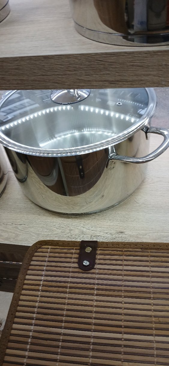 Paslanmaz Çelik Tencere ve Kapak Seti - Görsel 4