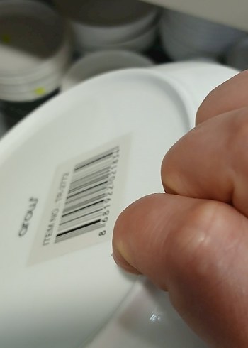 Beyaz Dalgalı Kenarlı Porselen Tabak - Görsel 9