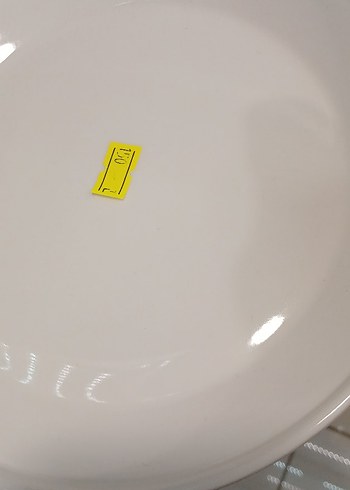 Beyaz Dalgalı Kenarlı Porselen Tabak - Görsel 5