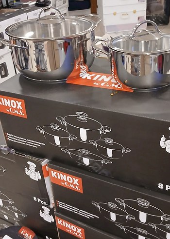 Shiny Paslanmaz Çelik Tencere Seti 8 Parça - Görsel 4