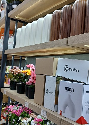 Mien Beyaz vazo - Görsel 5